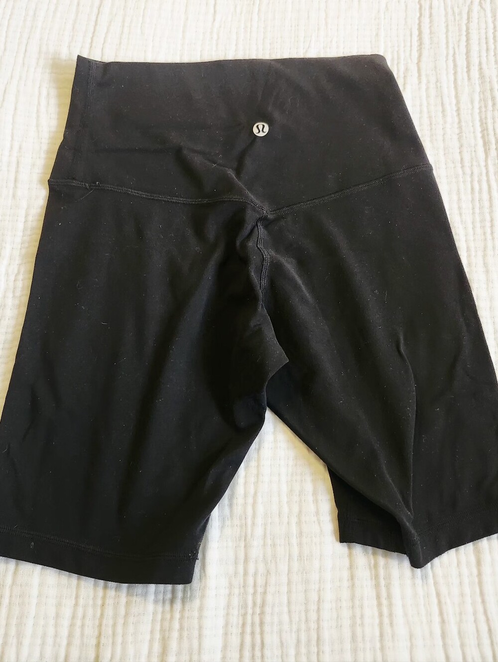 Lululemon Black High-Rise Bike Shorts
